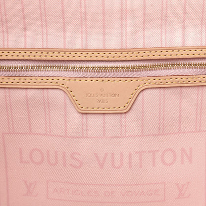 Louis Vuitton Damier Azur Neo Neverfull MM Rose Ballerine 6 of 13