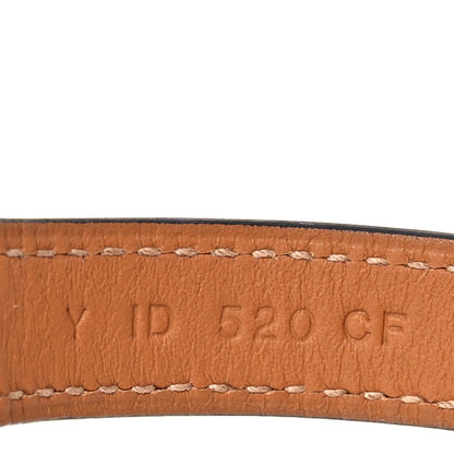 Hermes Shiny Alligator Lizard Kelly Double Tour Bracelet T2 Rose Mexico 4 of 7