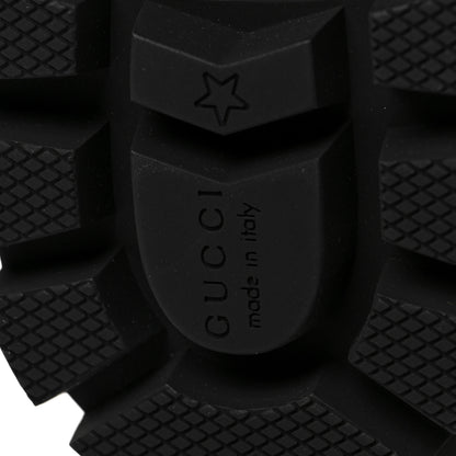 Gucci Calfskin Crystal GG Trip Chelsea Ankle Boots 35 Black 6 of 9