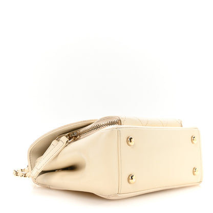 Chanel Caviar Quilted Small Business Affinity Flap White 3 of 9