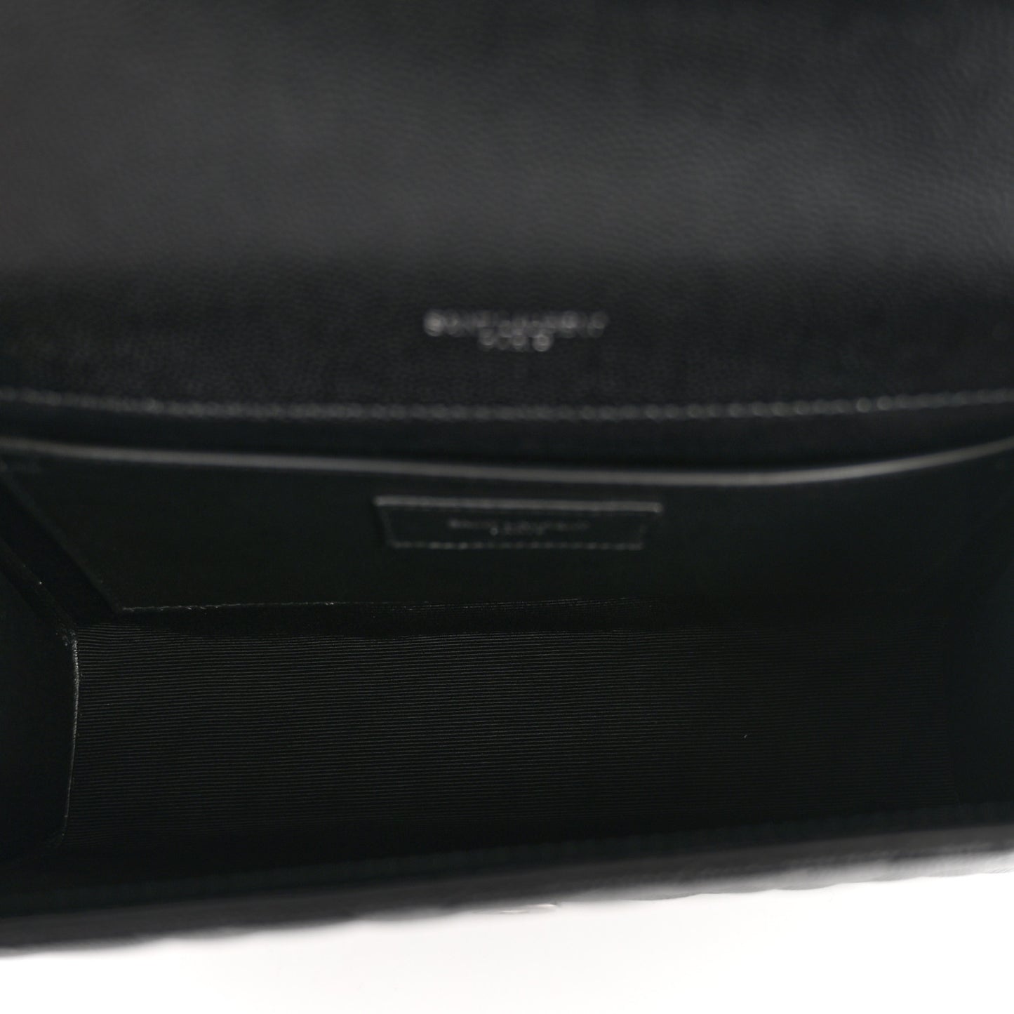 Grain De Poudre Textured Mixed Matelasse Triquilt Medium Monogram Satchel Black