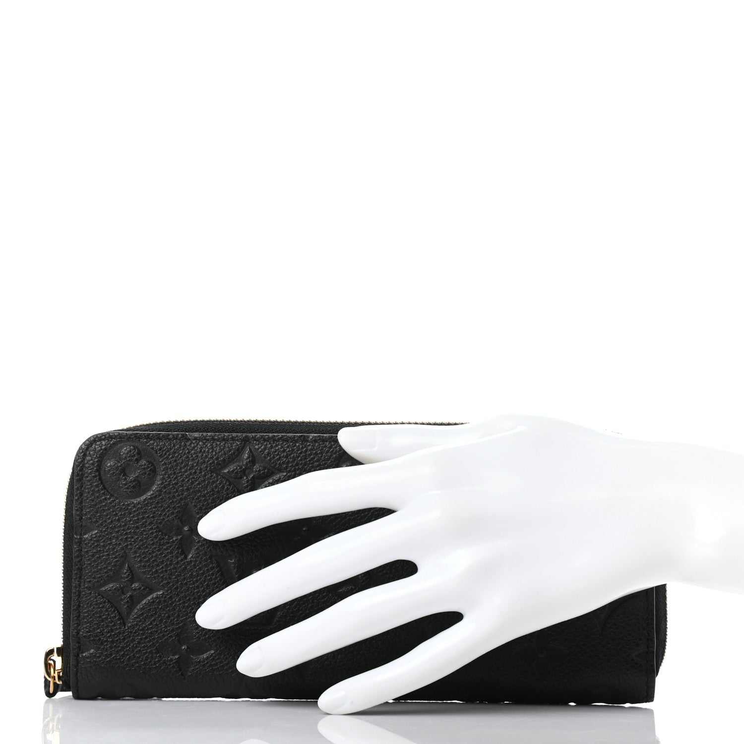 Louis Vuitton Empreinte Clemence Wallet Black 2 of 7