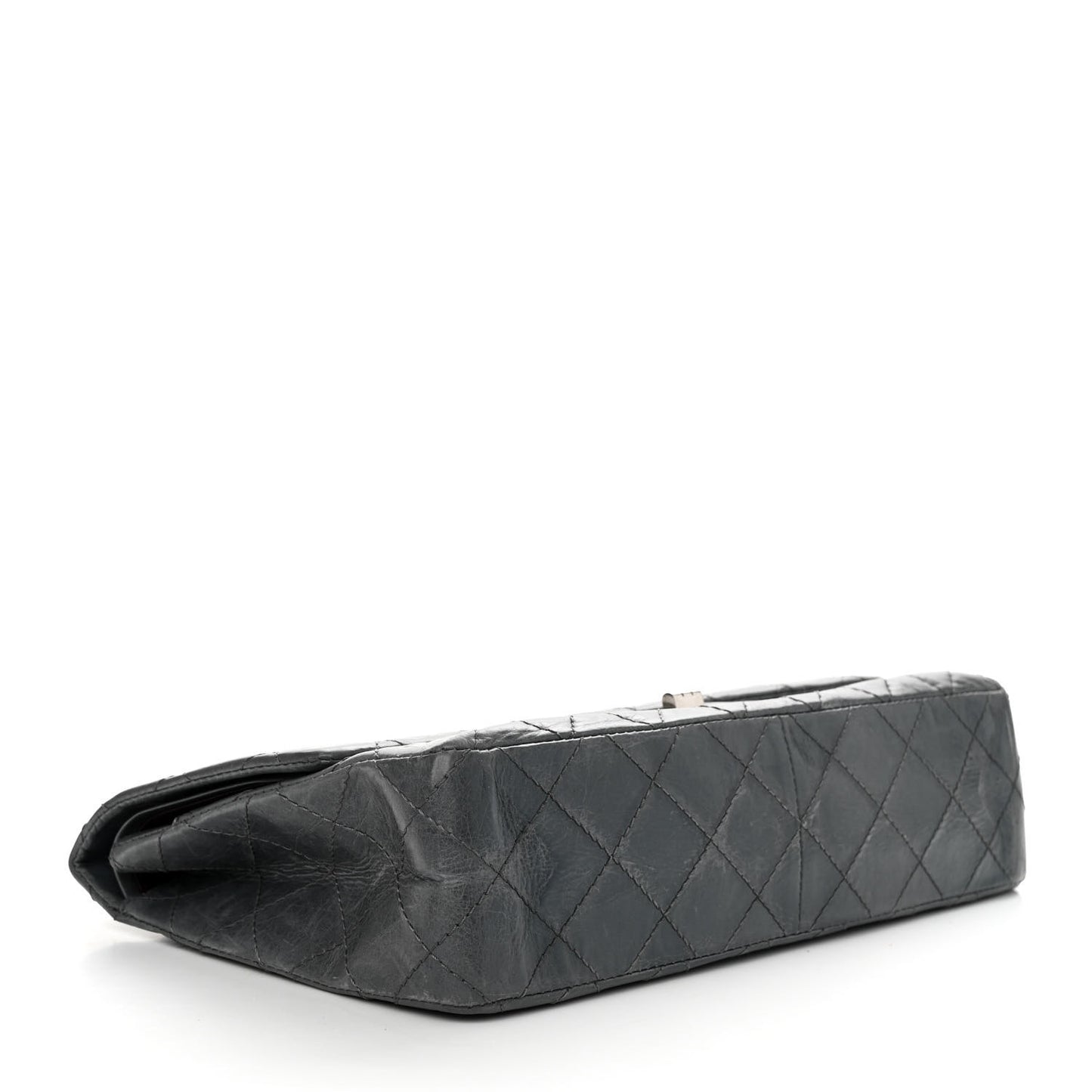 Aged Calfskin Quilted 50th Anniversary 2.55 Reissue 227 Flap Grey