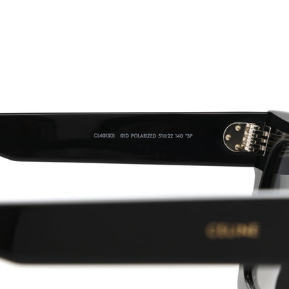 Celine Acetate Square Sunglasses CL401301 Black 5 of 7