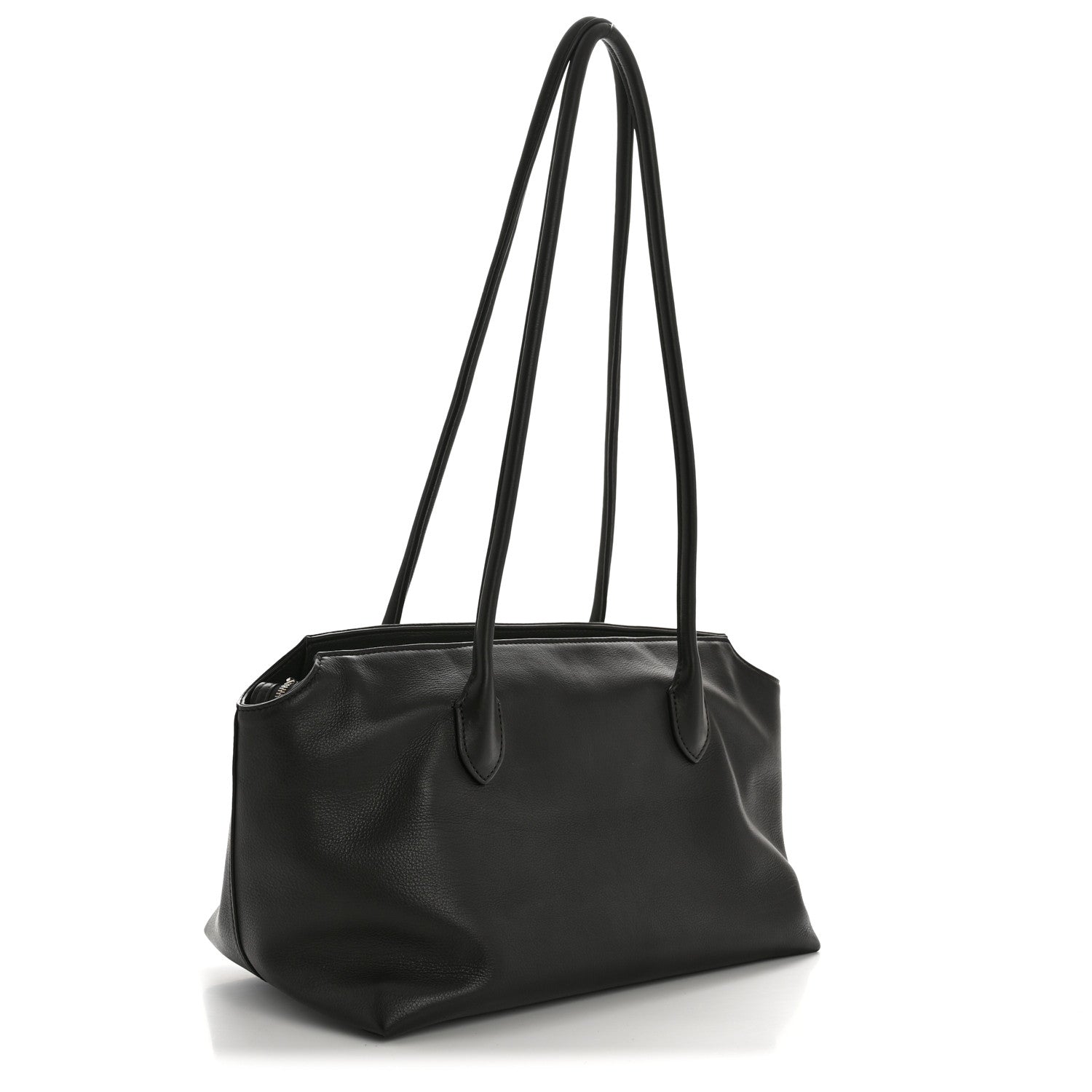The Row Grained Calfskin Terrasse Bag  Dark Brown 3 of 11