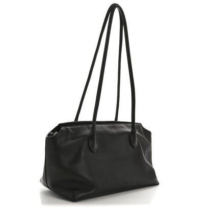 The Row Grained Calfskin Terrasse Bag  Dark Brown 3 of 11