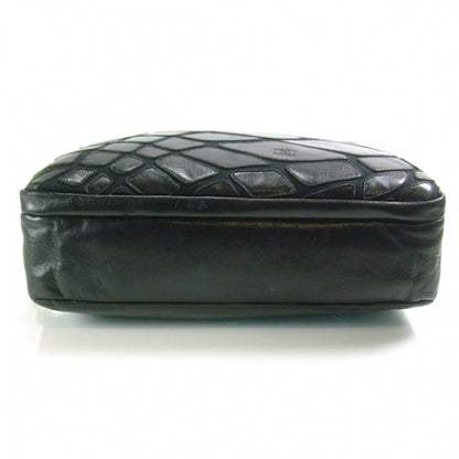 Chanel Leather Jersey Scales Camera Case Black 5 of 10