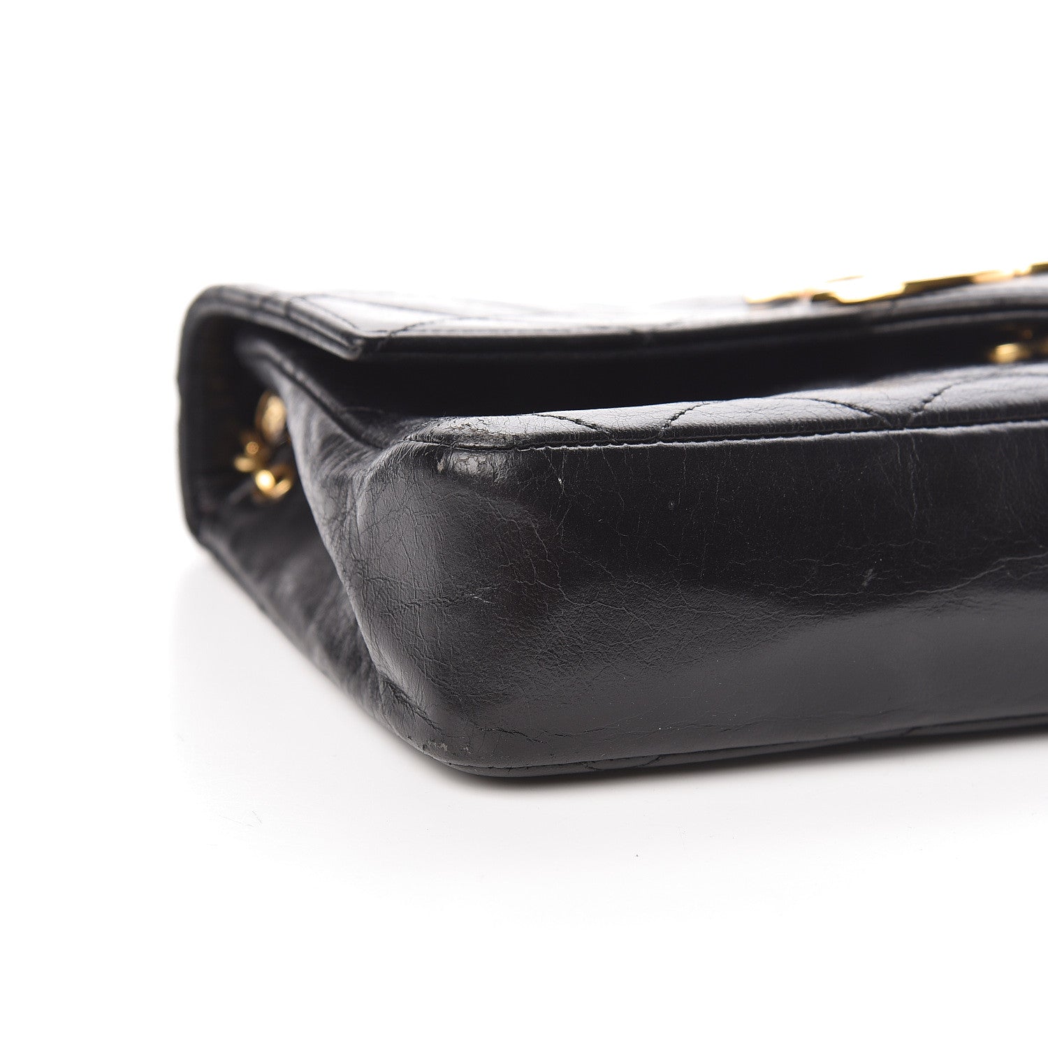 Chanel Lambskin Quilted Small Single Flap Black 14 of 16