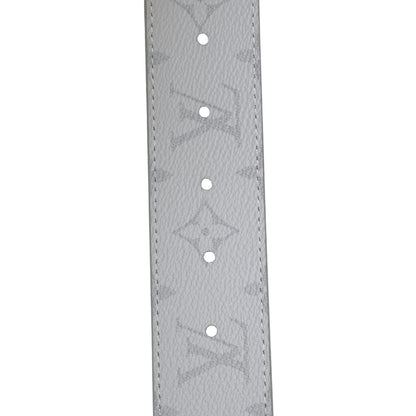 Louis Vuitton Taiga Monogram 40mm LV Initiales Belt 95 38 White 5 of 5