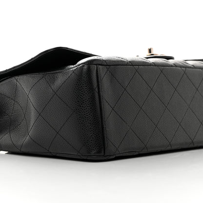 Chanel Caviar Quilted Maxi Double Flap Black 9 of 13