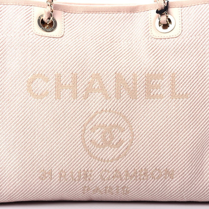 Chanel Mixed Fibers Small Deauville Tote Beige 10 of 10