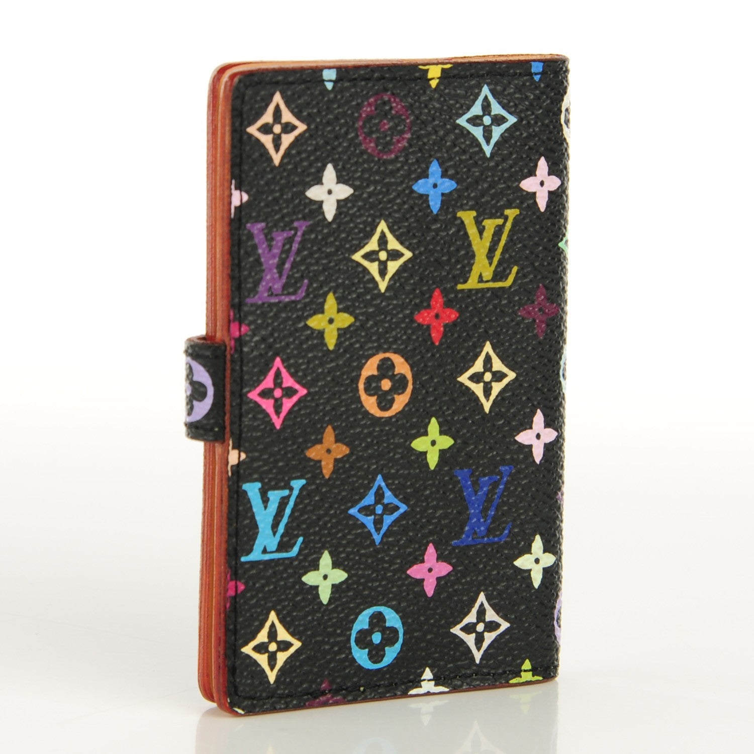 Louis Vuitton Monogram Multicolor Carnet de Bal Mini Agenda Cover Black 3 of 7