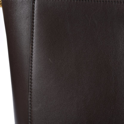 Celine Supersoft Calfskin Sangle Bucket Bag Wood 11 of 16