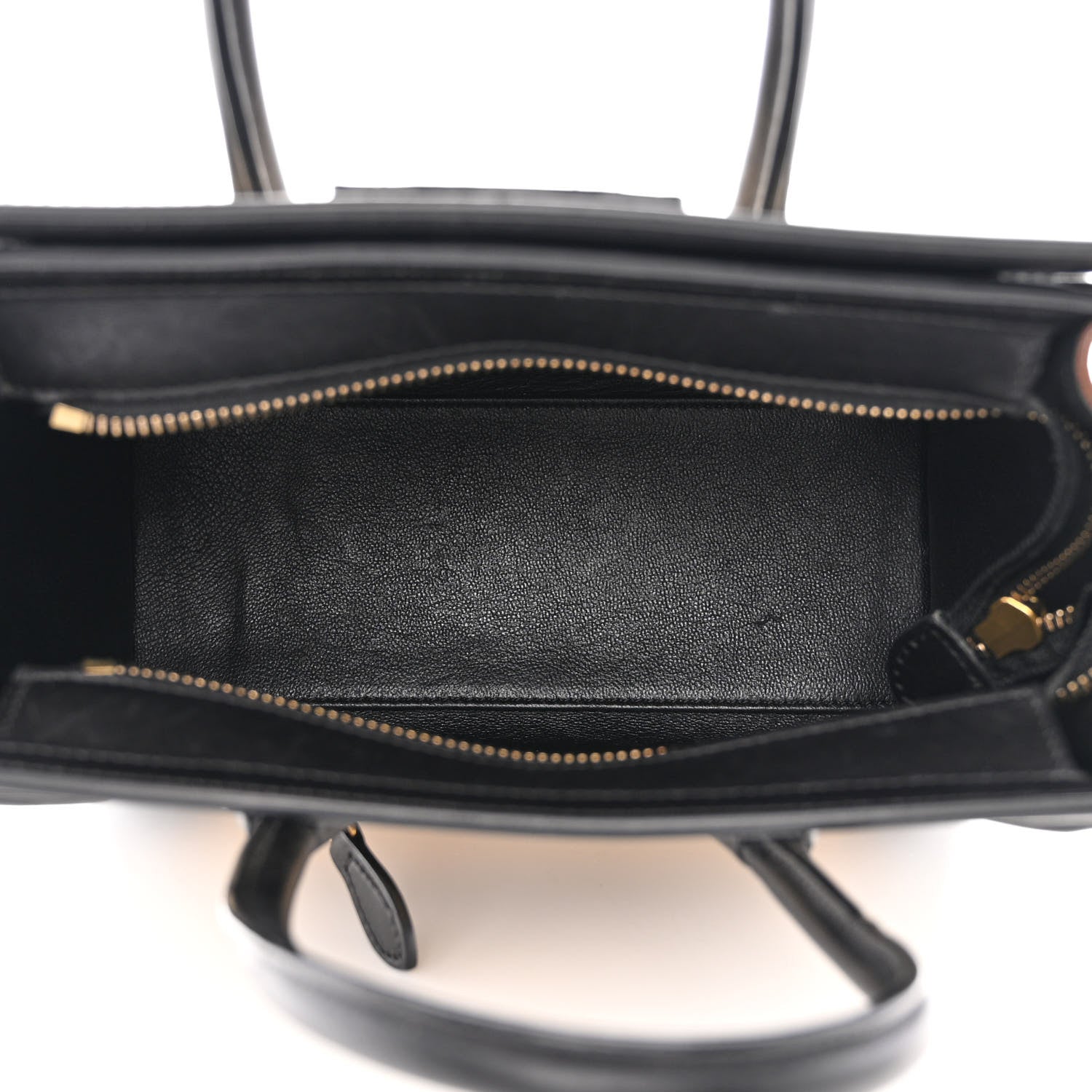 Celine Smooth Calfskin Nano Tri-Color Luggage Seashell 5 of 14