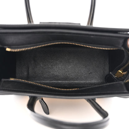 Celine Smooth Calfskin Nano Tri-Color Luggage Seashell 5 of 14