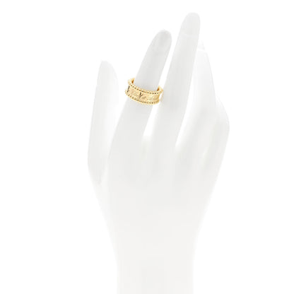Van Cleef & Arpels 18K Yellow Gold Perlee Signature Ring 49 4.75 2 of 6