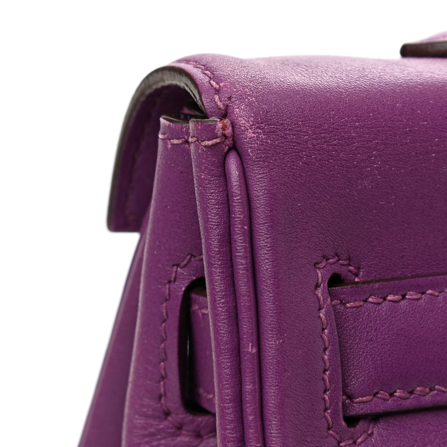 Hermes Swift Kelly Retourne 35 Cyclamen 12 of 17