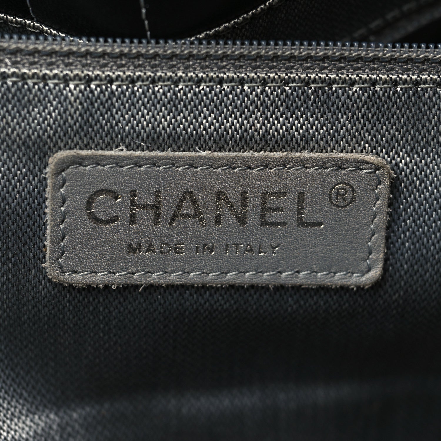 Chanel Lambskin Vertical Quilted Large Mademoiselle Tote Black 6 of 11