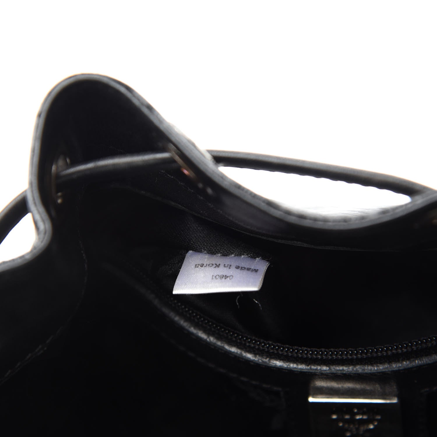 MCM Visetos Essential Drawstring Bucket Bag Black 11 of 12