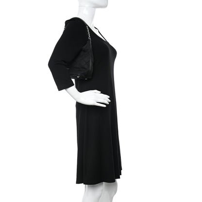 Prada Tessuto Nylon Quilted Saffiano Shoulder Bag Black 2 of 9