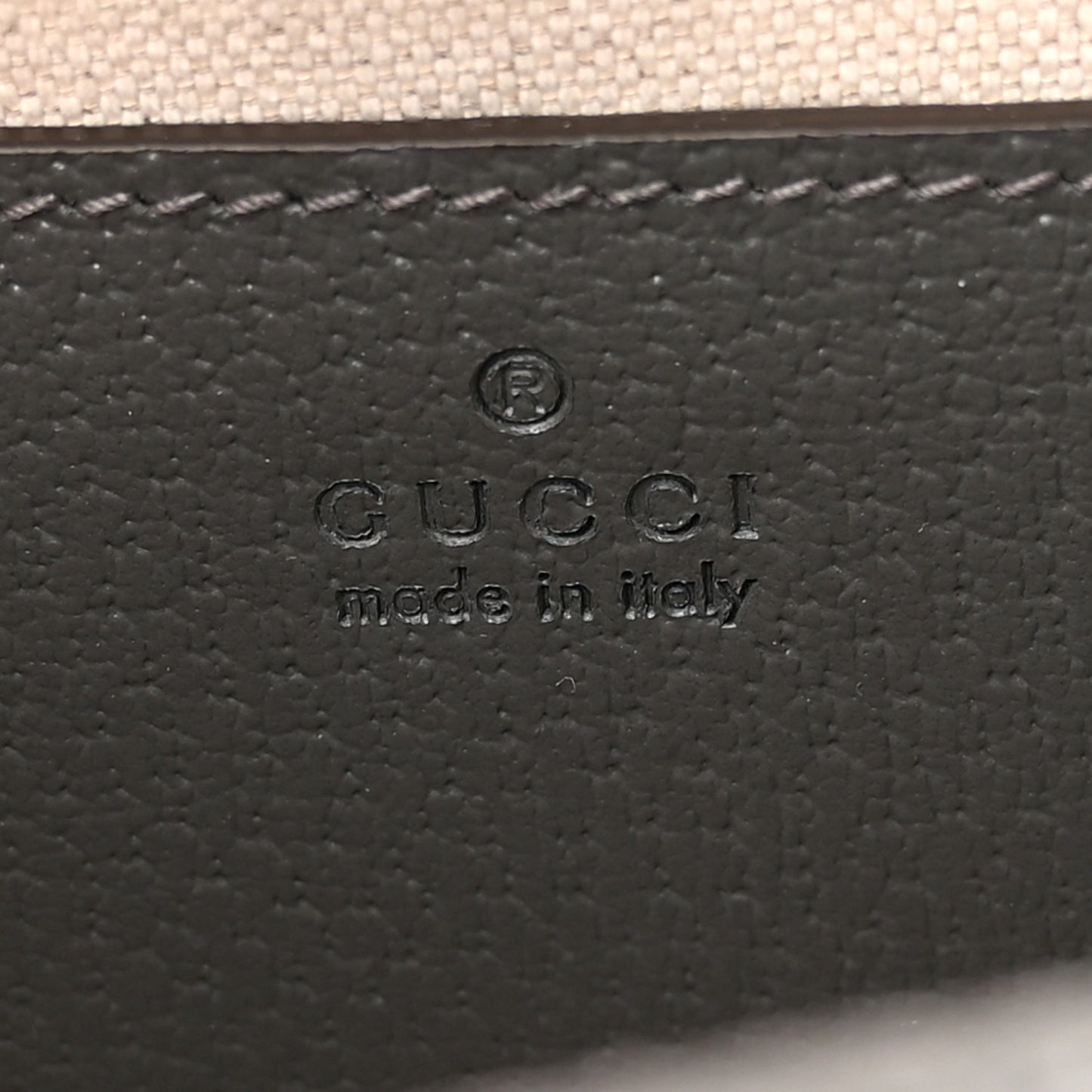 GG Supreme Monogram Textured Dollar Calfskin Small Ophidia Top Handle Shoulder Grey Black Graphite Grey