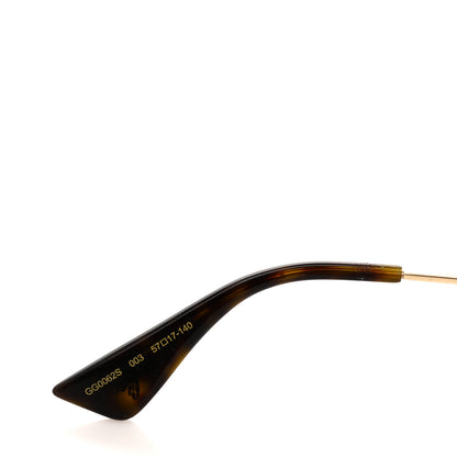 Gucci Web Aviator Sunglasses GG0062S Green Red 7 of 7