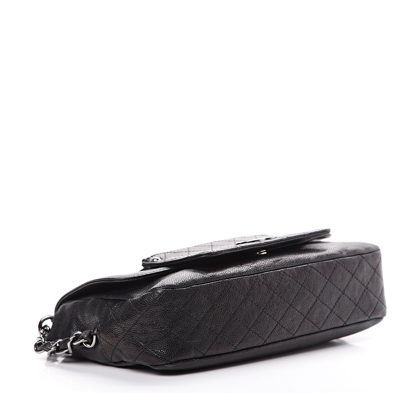 Chanel Glazed Caviar Small Pocket In The City Shoulder Bag Black 3 of 11