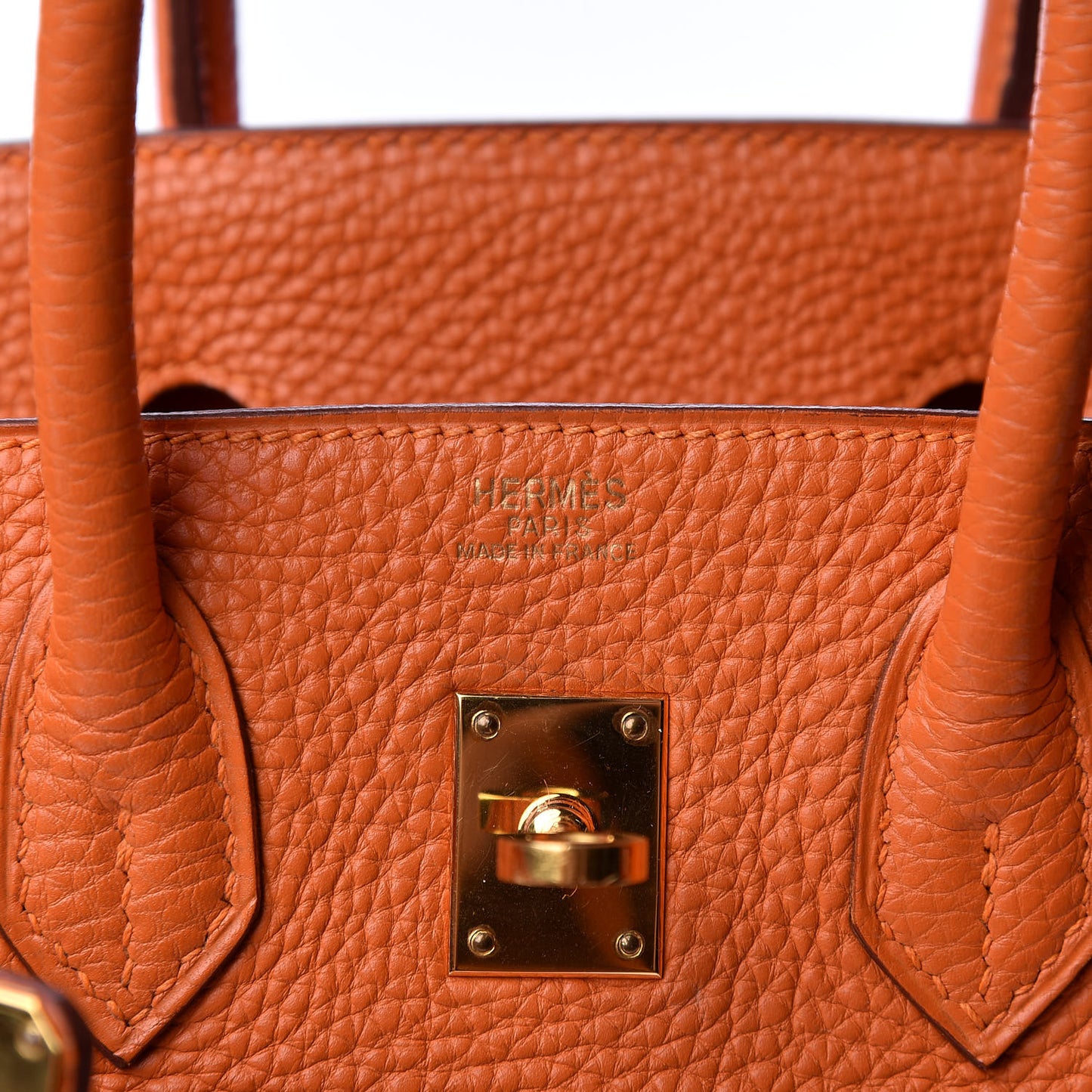Togo Birkin 25 Orange