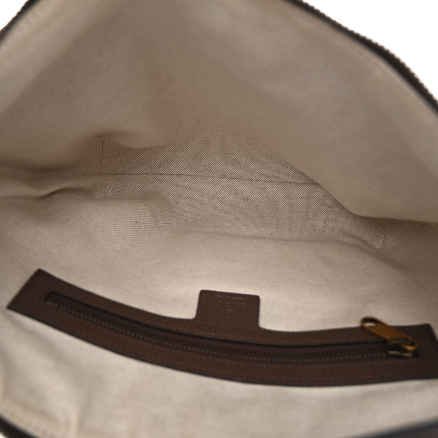 GG Supreme Monogram Web Small Ophidia Half Moon Hobo Brown