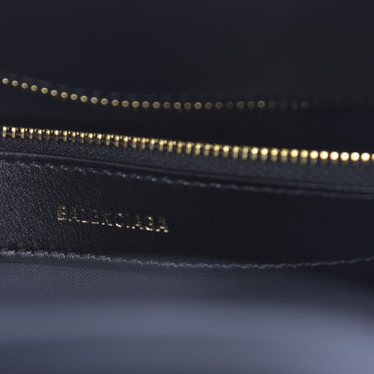 Balenciaga Nappa Calfskin Quilted Small Ville Top Handle Bag Black 6 of 10