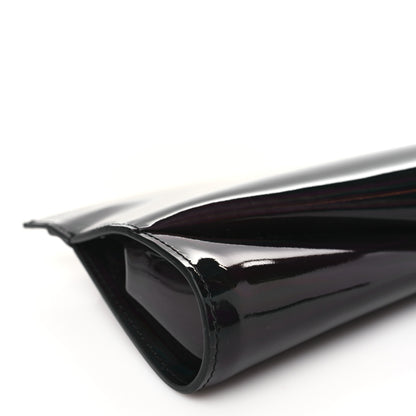 Christian Louboutin Patent Psychic Loubitwist Clutch Black 8 of 10