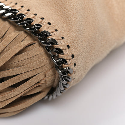 Stella McCartney Shaggy Deer Fringe Tiny Falabella Tote Powder 8 of 9