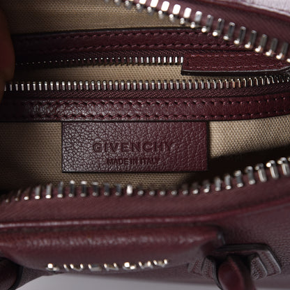 Givenchy Sugar Goatskin Mini Antigona Oxblood 6 of 10