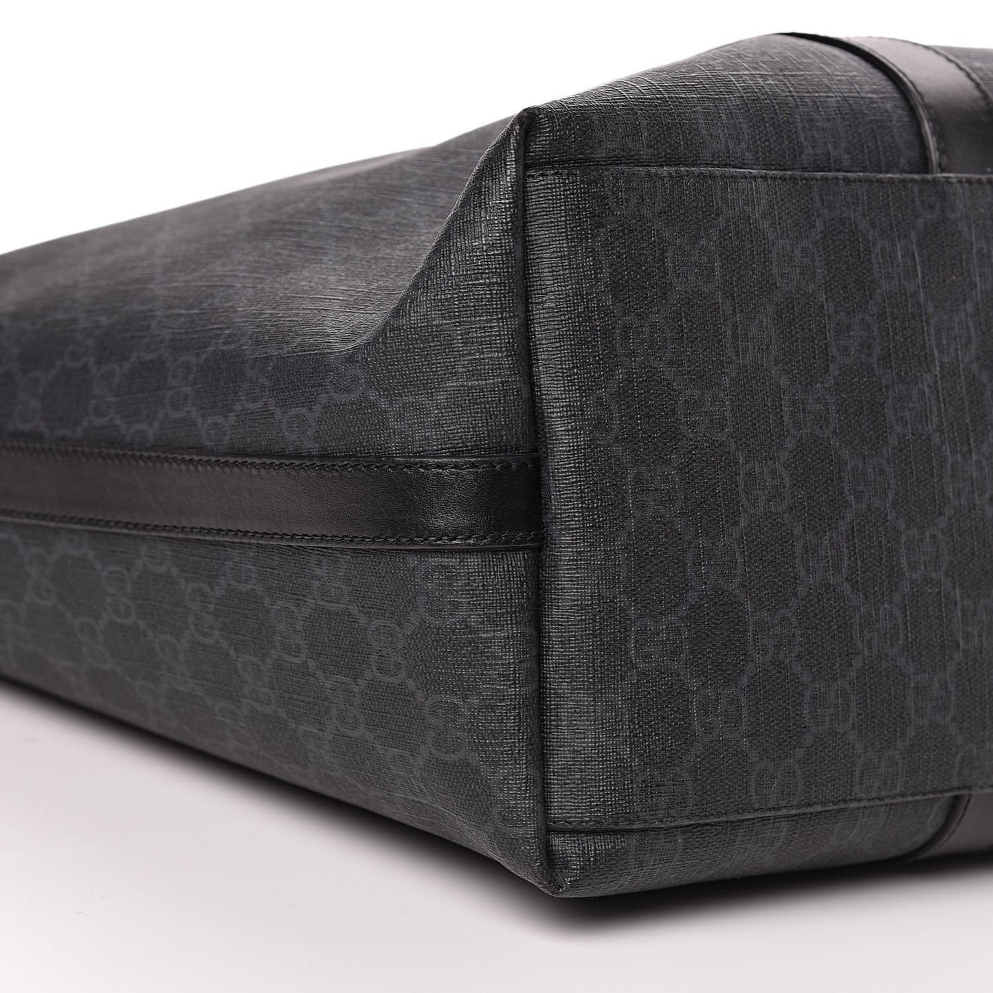 GG Supreme Monogram Tote Black Grey