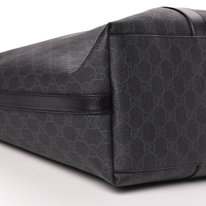 Gucci GG Supreme Monogram Tote Black Grey 13 of 15