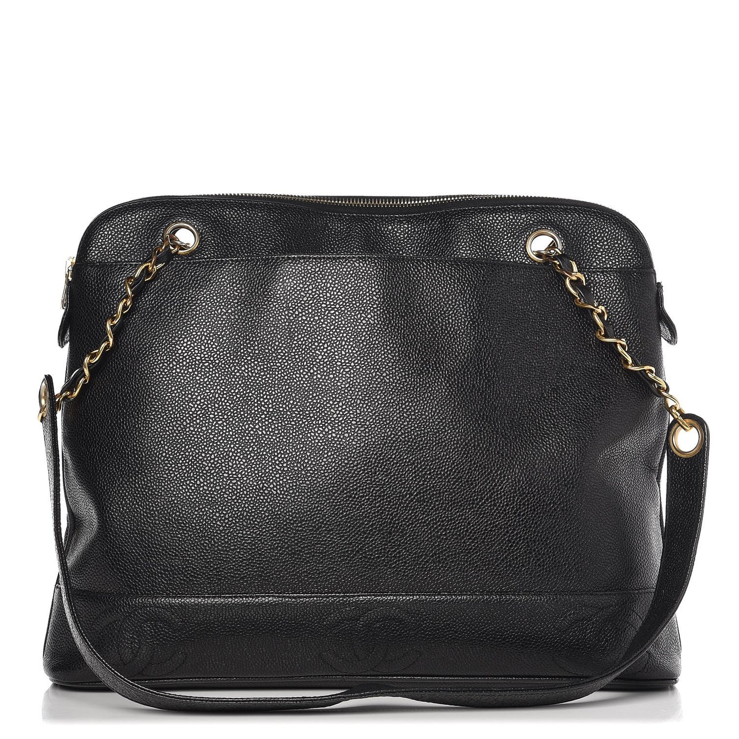 Caviar CC Shoulder Bag Black