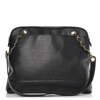 Chanel Caviar CC Shoulder Bag Black 1 of 9
