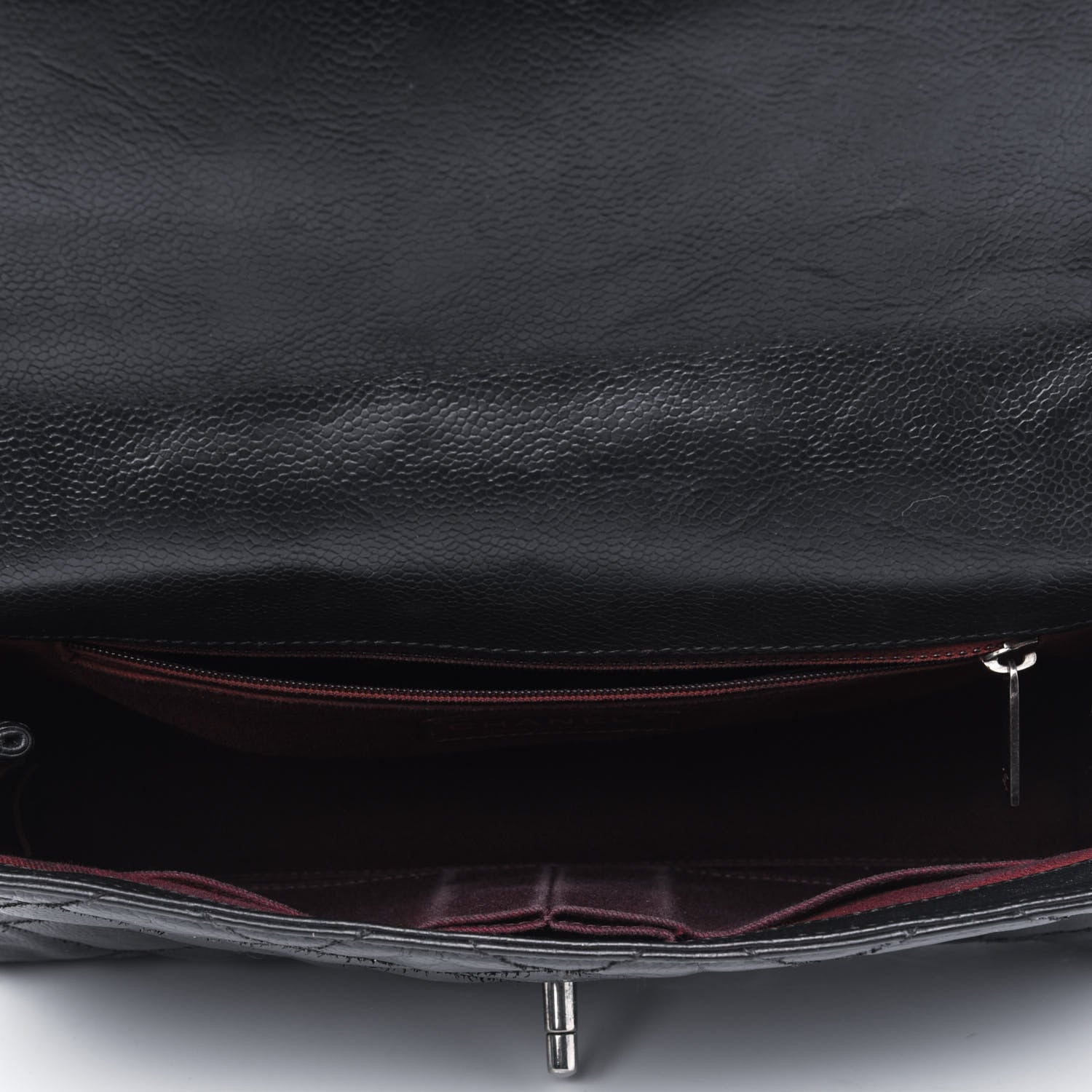 Chanel Crumpled Grained Calfskin Medium CC Crave Flap Black 4 of 22