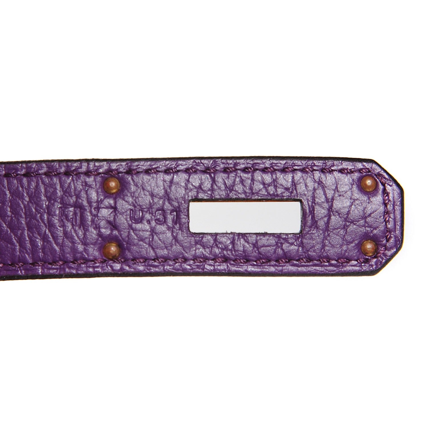 Hermes Taurillon Clemence Birkin 35 Ultraviolet 21 of 32