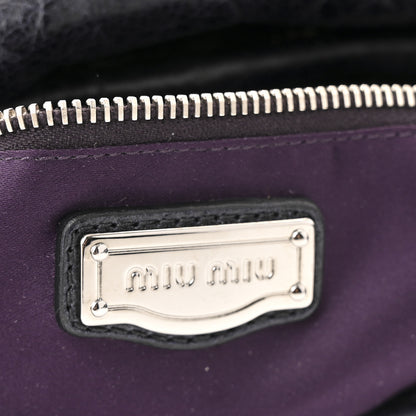 Miu Miu Nappa Matelasse Lux Coffer Hobo Bluette 10 of 25