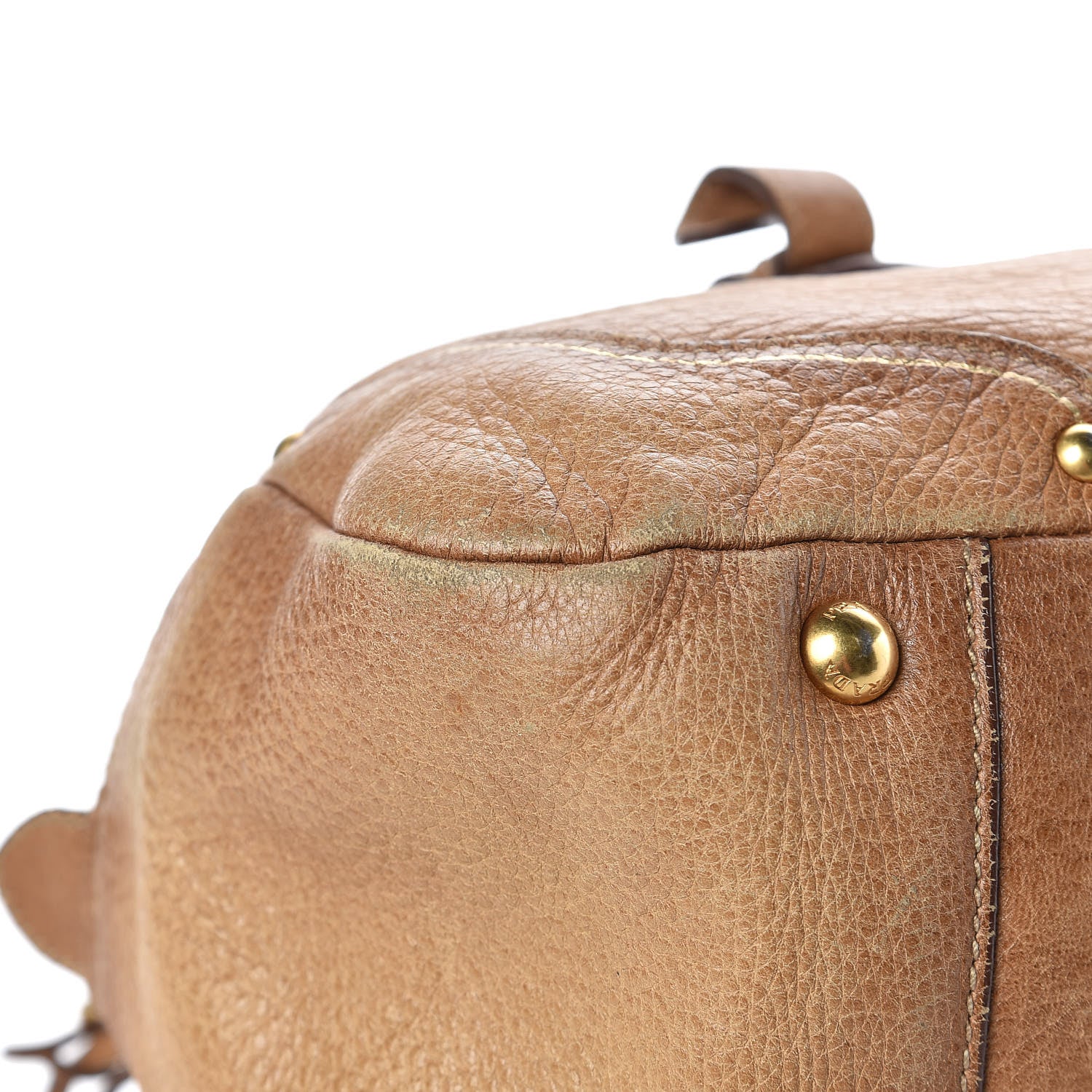 Prada Cervo Antik Dome Satchel Sughero 24 of 25