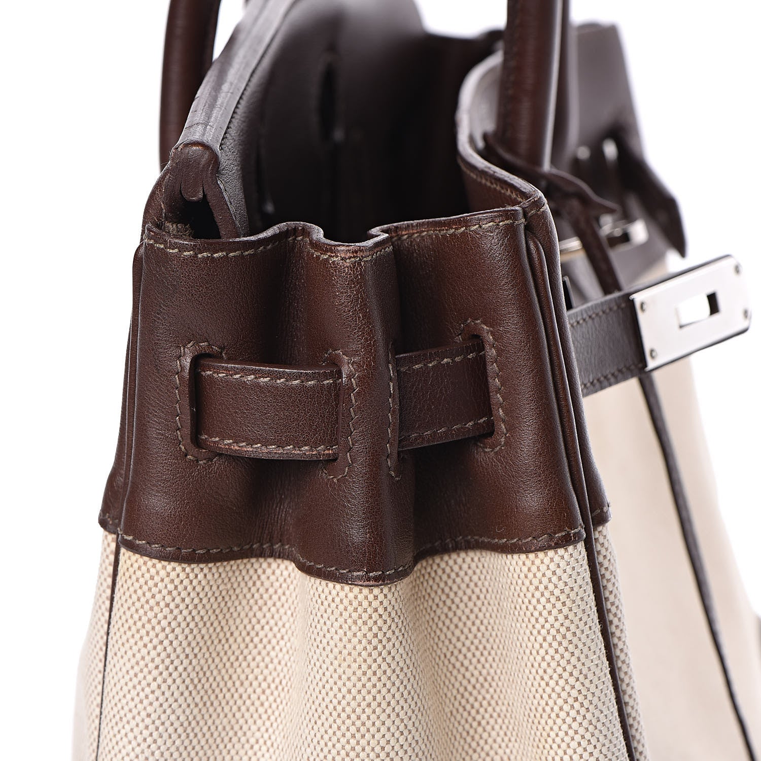 Hermes Toile Swift Birkin 30 Chocolate 23 of 31