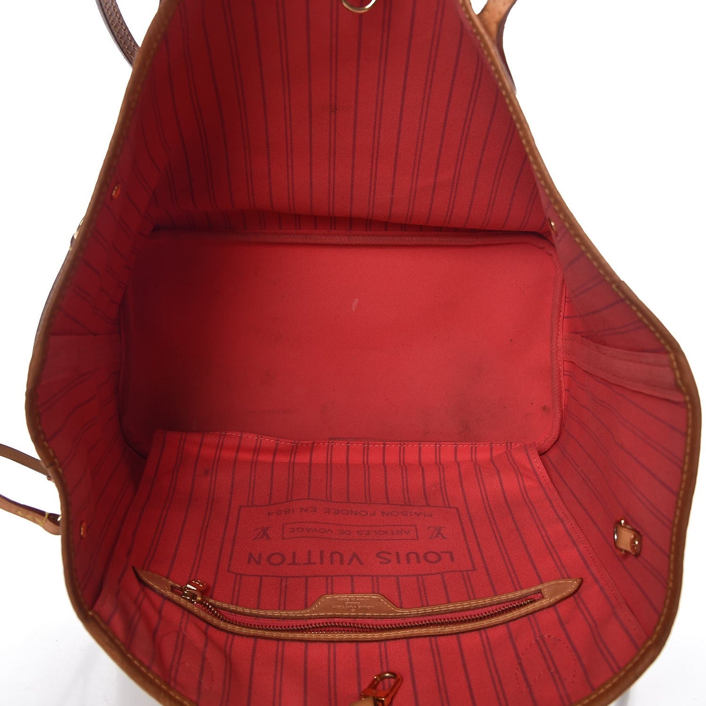 Monogram V Neverfull MM Grenade