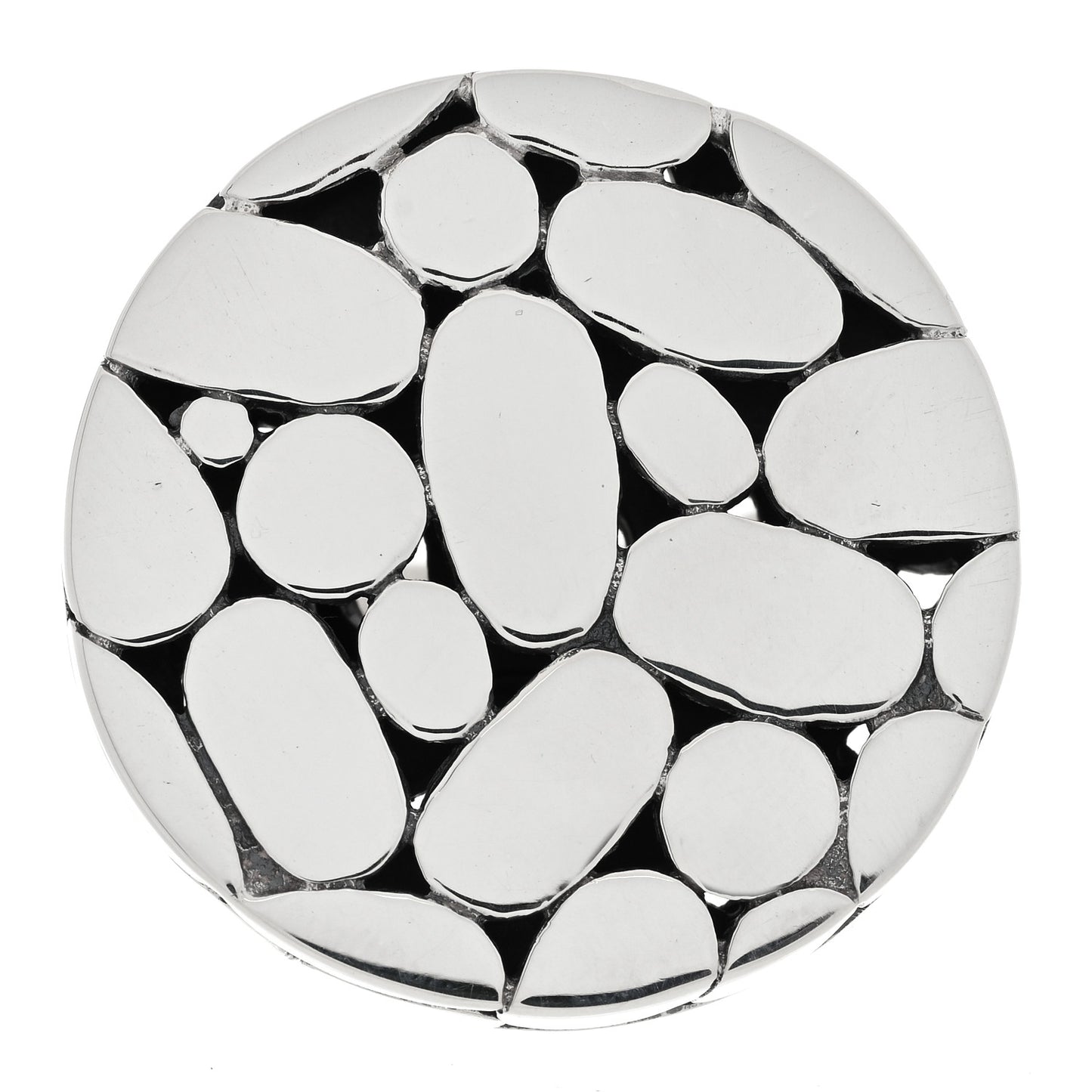 Sterling Silver Kali Pebble Ring 54 7
