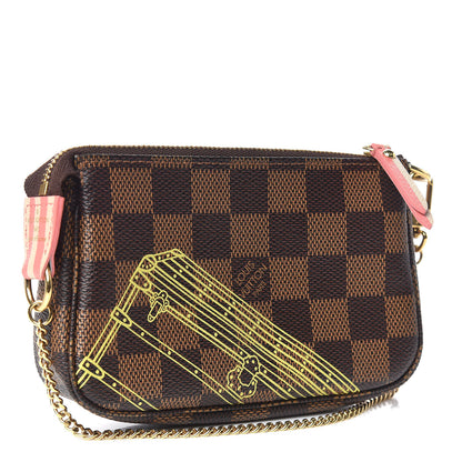 Louis Vuitton Damier Ebene 2014 Christmas Animation Mini Pochette Accessories 3 of 10