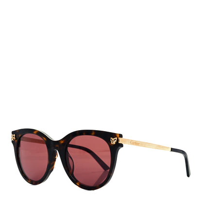 Cartier Panthere De Cartier Sunglasses Tortoise 1 of 9