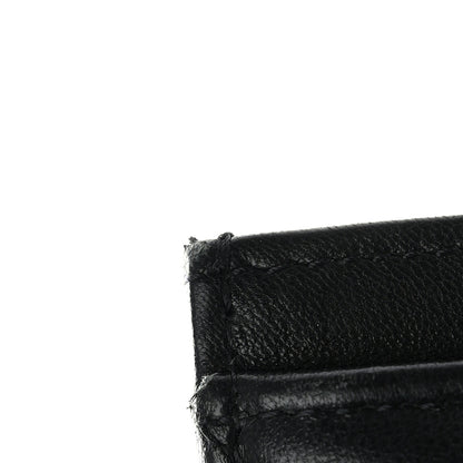 Chanel Lambskin Quilted Chanel 19 Card Holder Black 9 of 13