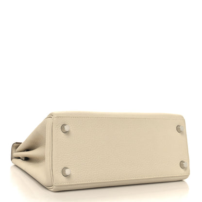 Hermes Togo Kelly Retourne 25 Craie 4 of 13