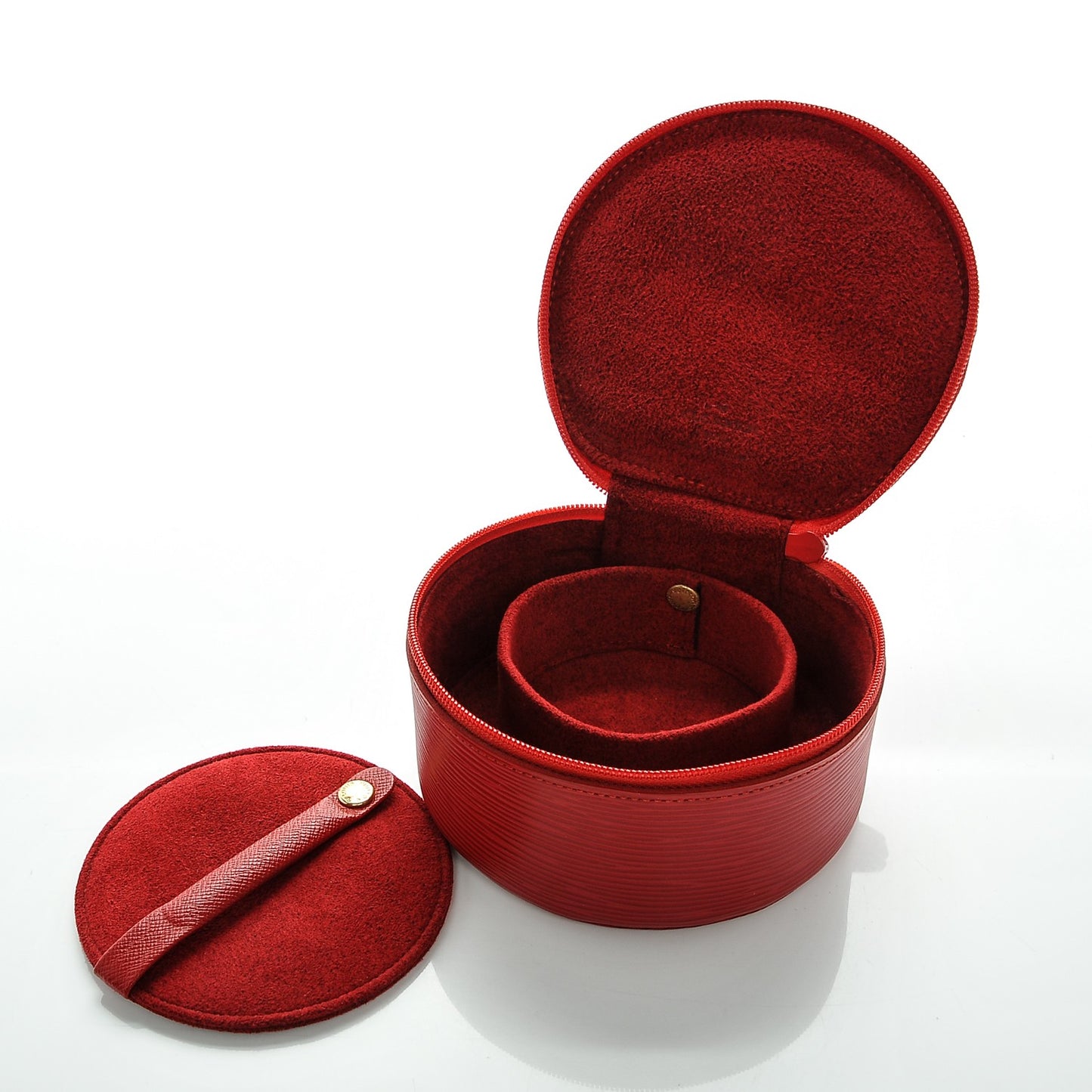 Epi Ecrin Bijoux 12cm Jewelry Box Rouge