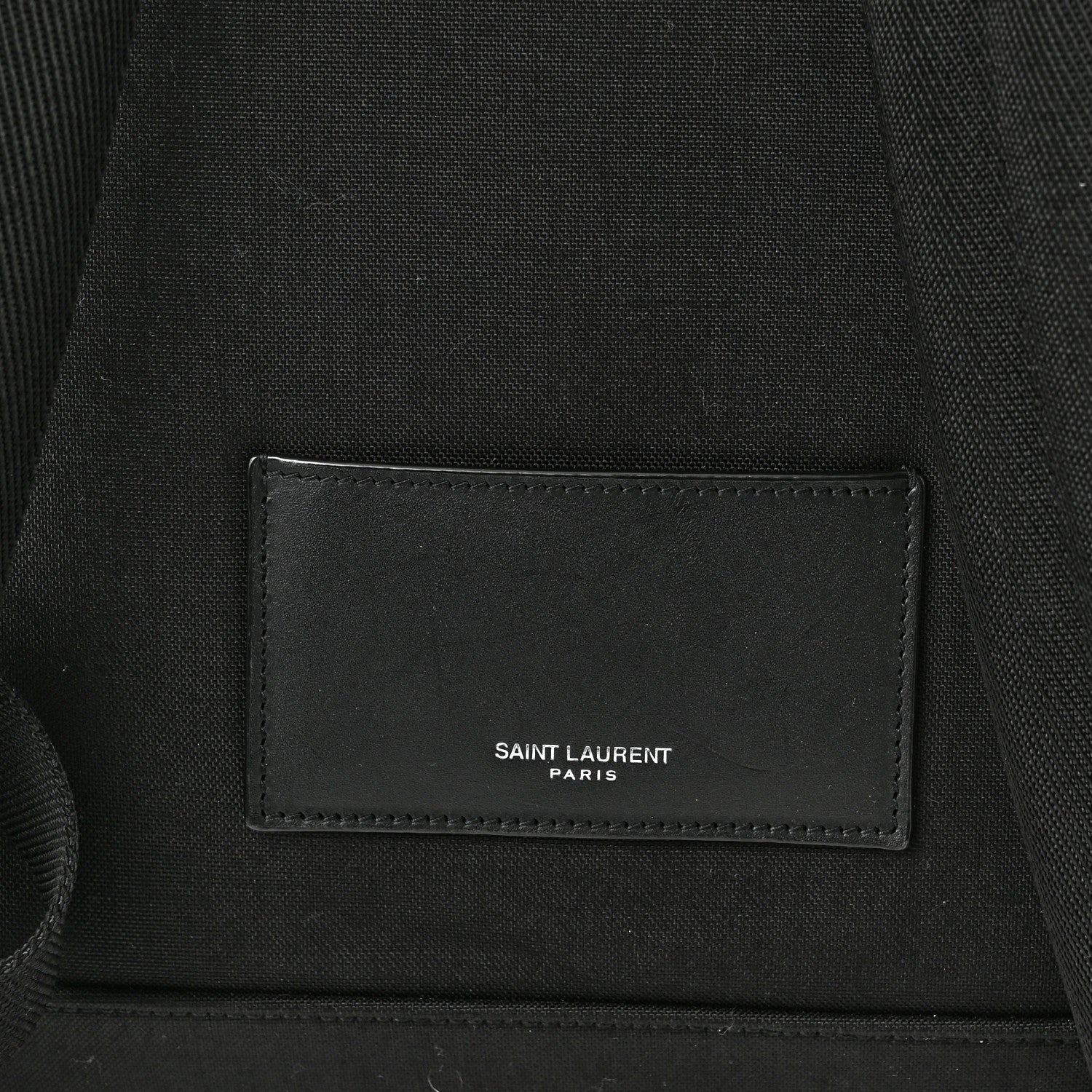 Saint Laurent Canvas City Backpack Black 9 of 12